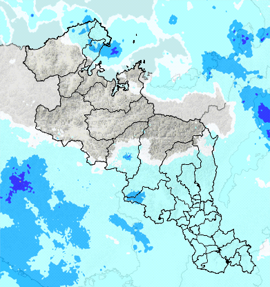 XRAIN雨量マップ