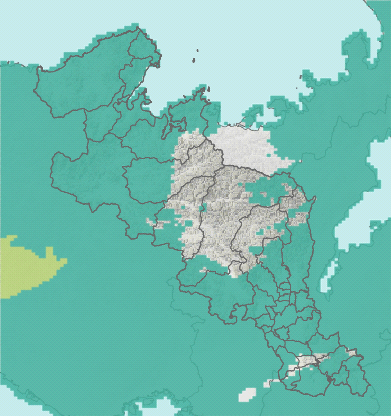 土壌雨量指数マップ