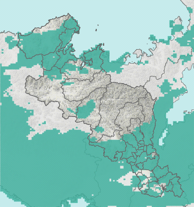 土壌雨量指数マップ