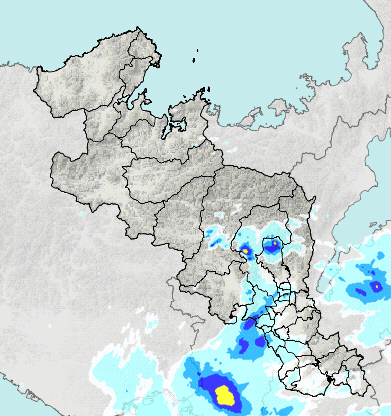 XRAIN雨量マップ