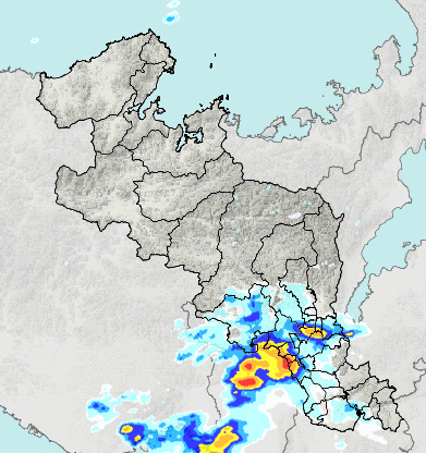 XRAIN雨量マップ