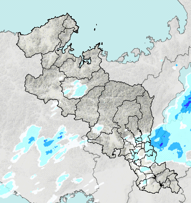 XRAIN雨量マップ