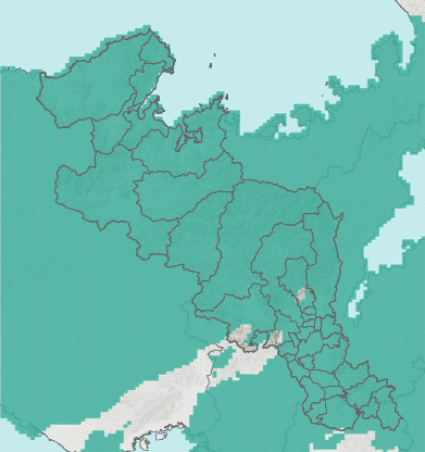 土壌雨量指数マップ
